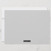 Chalkboard Bat Mitzvah Uitnodiging (Achterkant)