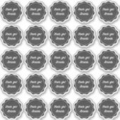 Chalkboard bedankt je voor je naamlabels sticker (Voorkant)