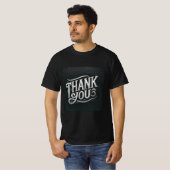 Chalkboard Bedankt Mannen Tshirt (Voorkant volledig)