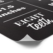 Chalkboard Birthday Poster met foto (Hoek)