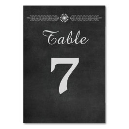 Chalkboard Black and White Wedding Kaart