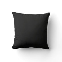Chalkboard Black Pillow