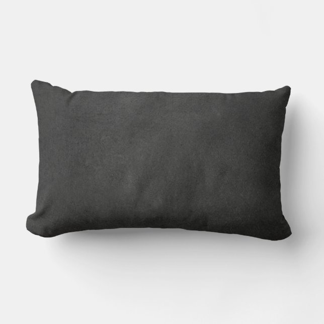 Chalkboard Black Pillow Kussen (Voorkant)