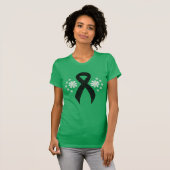 Chalkboard Black Ribbon T-shirt (Voorkant volledig)