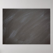 Chalkboard Blackboard Background Retro Charcoal Poster (Voorkant)