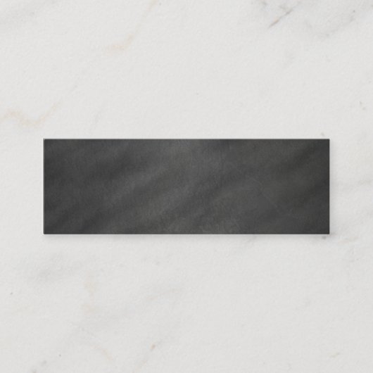 Chalkboard Blackboard Background Retro Style Mini Visitekaartje (Voorkant)