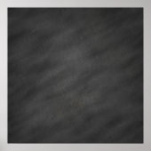 Chalkboard Blackboard Background Retro Style Poster (Voorkant)