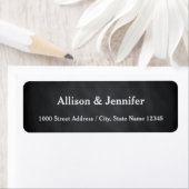 Chalkboard Blackboard Return-adres Etiket (Insitu)