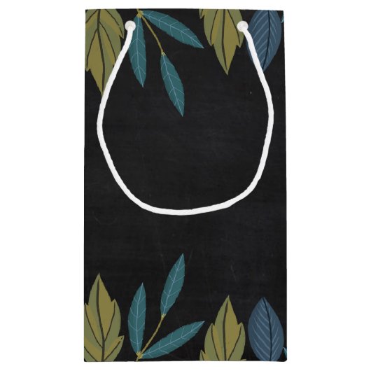 Chalkboard blad bruiloft gunst klein cadeauzakje (Achterkant)