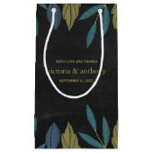 Chalkboard blad bruiloft gunst klein cadeauzakje (Voorkant)