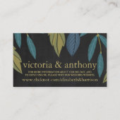 Chalkboard blad bruiloft website invoegen informatiekaartje (Voorkant)