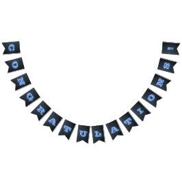 Chalkboard Blauw  Alle Gelegenheid Banner