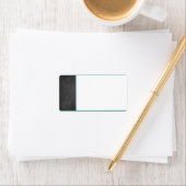 Chalkboard Blauw Bruiloft Mailing Label (Insitu)