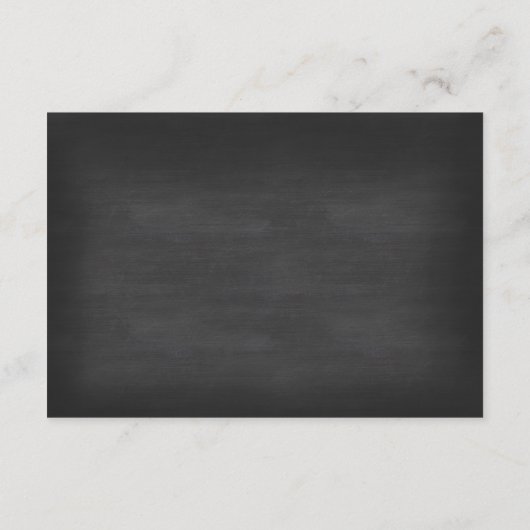 Chalkboard Blue Snowflake Baby shower Breng een bo Informatiekaartje (Achterkant)