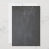 Chalkboard Boerderij Birthday Invitation Barnyard Kaart (Achterkant)