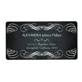 Chalkboard  Bold Typografie Etiket