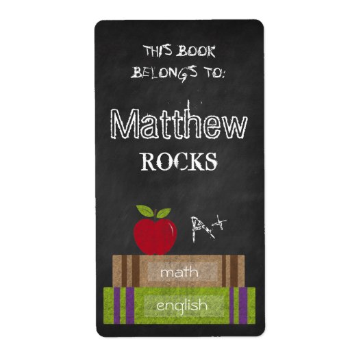 Chalkboard Books Dit boek behoort tot Apple Label (Voorkant)