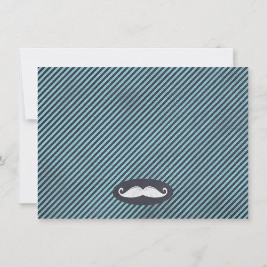 Chalkboard Bow, kleine Man Hartelijk dank Bedankkaart (Achterkant)