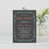  Chalkboard Bridal Shower-uitvindingen Kaart (Staand voorkant)