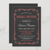  Chalkboard Bridal Shower-uitvindingen Kaart (Voorkant / Achterkant)