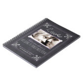 Chalkboard Bride Wedding Planner-laptop (paars) Notitieboek (Linkerzijde)