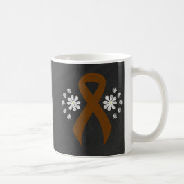 Chalkboard Brown Awareness Ribbon Koffiemok