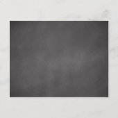 Chalkboard bruiloft details Kaart behuizing Kaart (Achterkant)