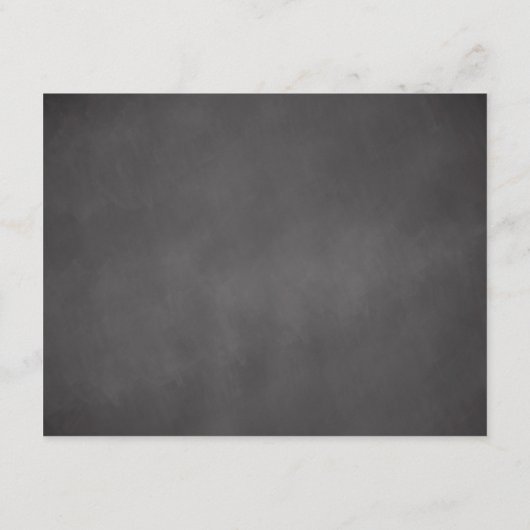 Chalkboard bruiloft details Kaart behuizing Kaart (Achterkant)