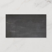 Chalkboard bruiloft details kaart Eenvoudige inser (Achterkant)
