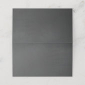 Chalkboard bruiloft gevouwen plaats kaarten plaatskaartje (Buitenkant ongevouwen)