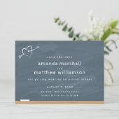 Chalkboard Bruiloft Save the Date (Staand voorkant)