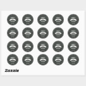 Chalkboard bruiloft Sticker (Vel)