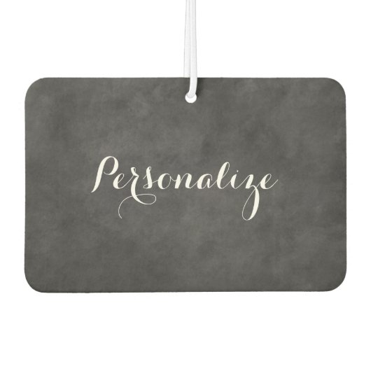 Chalkboard bruiloft typografie auto luchtverfrisse luchtverfrisser (Voorkant)