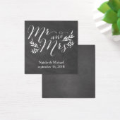 Chalkboard bruiloft uitnodigingsnaam Bord Kaart (Bureau)