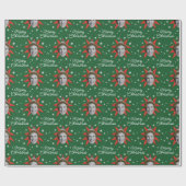 Chalkboard Buddy the Elf | Starburst Pattern Cadeaupapier (Vlak)