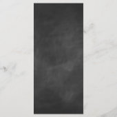 Chalkboard Butterflies Menu (Achterkant)