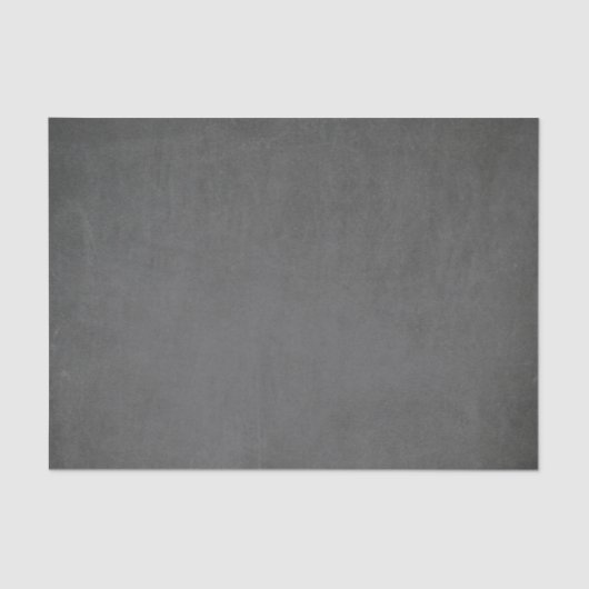 Chalkboard Chalk Gray Rustic Minimal Tissuepapier (Voorkant)