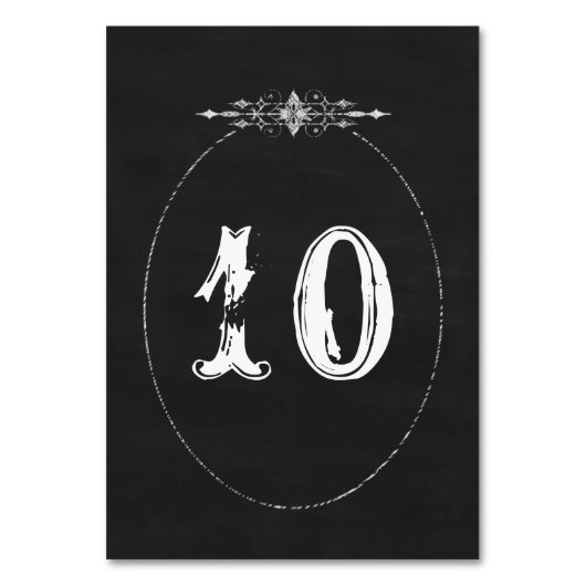 Chalkboard Chic Border Wedding Kaart (Voorkant)