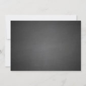 Chalkboard Chic | Foto van Afstuderen - Hartelijk Bedankkaart (Achterkant)
