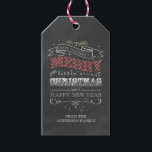 Chalkboard Christmas Gift Tags Cadeaulabel<br><div class="desc">Chalkboard kerstcadeaubonnen. . Onderdeel van een kerst collectie.</div>