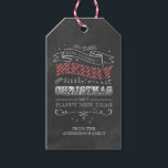 Chalkboard Christmas Gift Tags Cadeaulabel<br><div class="desc">Chalkboard kerstcadeaubonnen. . Onderdeel van een kerst collectie.</div>