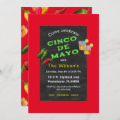 Chalkboard Cinco de Mayo Kaart (Voorkant / Achterkant)