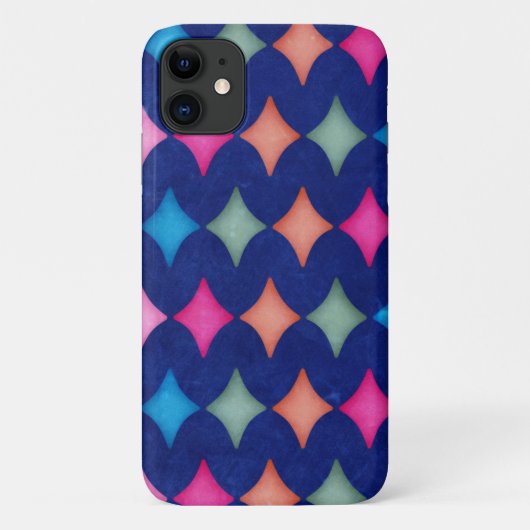 Chalkboard Circus Pattern Case-Mate iPhone Case (Achterkant)