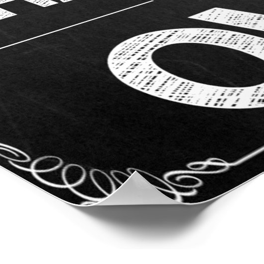 Chalkboard Classroom Poster (Hoek)