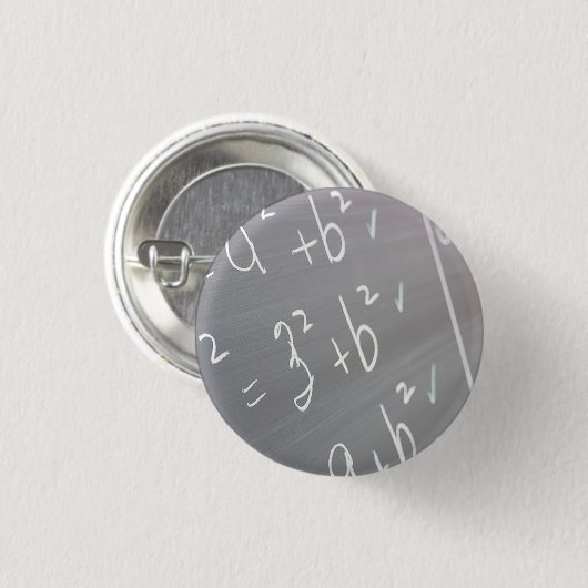 Chalkboard Closeup Ronde Button 3,2 Cm (Voorkant /achterkant)