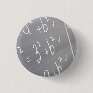 Chalkboard Closeup Ronde Button 3,2 Cm