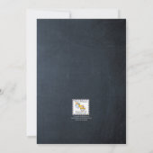 Chalkboard Crazy Quilt Holiday Party uitnodiging (Achterkant)