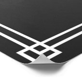 Chalkboard Creëer uw eigen poster afdrukken (Hoek)