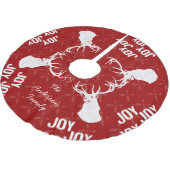 Chalkboard Crossed Arrow Moose Kerstmis Kerstboom Rok (Gekanteld)