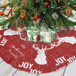 Chalkboard Crossed Arrow Moose Kerstmis Kerstboom Rok<br><div class="desc">Gekruiste rode rode wijn van het Patroon van de Pijl de Diepe Rode Wijn en Witte Rode Kerstmis of om het even welke douanekleur - klik enkel aanpassen om kleur in ontwerphulpmiddel te veranderen.</div>